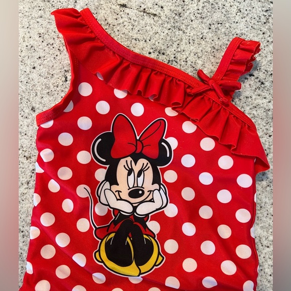 Disney Minnie Mouse Swimsuit 3T - Picture 4 of 5
